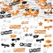 Congrats Grad Graduation Confetti 2025 - Pack of 1000 | Orange and Black Graduation Confetti for Class of 2025 Decorations